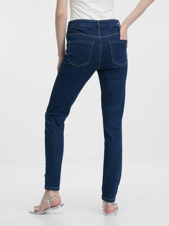 Orsay Temno modre ženske skinny jeans hlače ORSAY