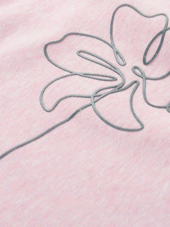 ALPINE PRO Rožnata dekliška obleka Alpine Pro HUDERO