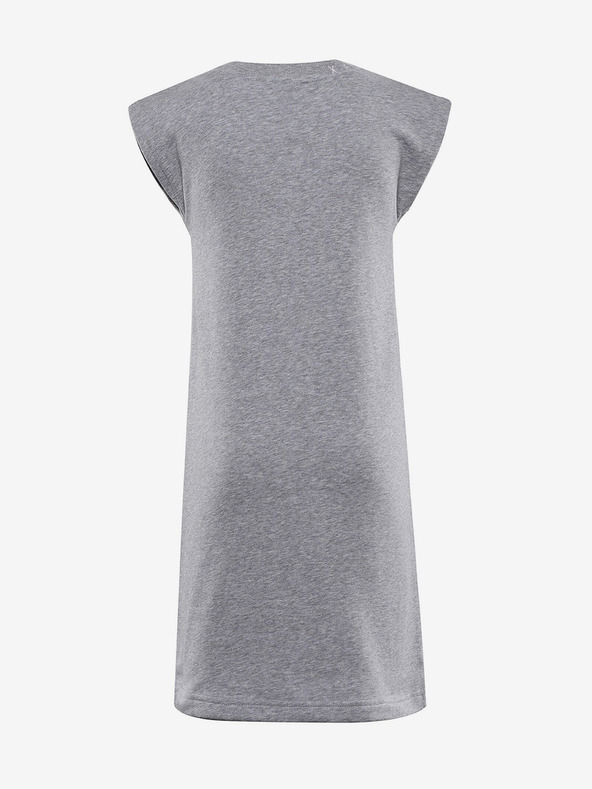 ALPINE PRO Siva dekliška obleka Alpine Pro HUDERO