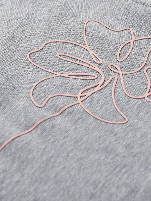 ALPINE PRO Siva dekliška obleka Alpine Pro HUDERO