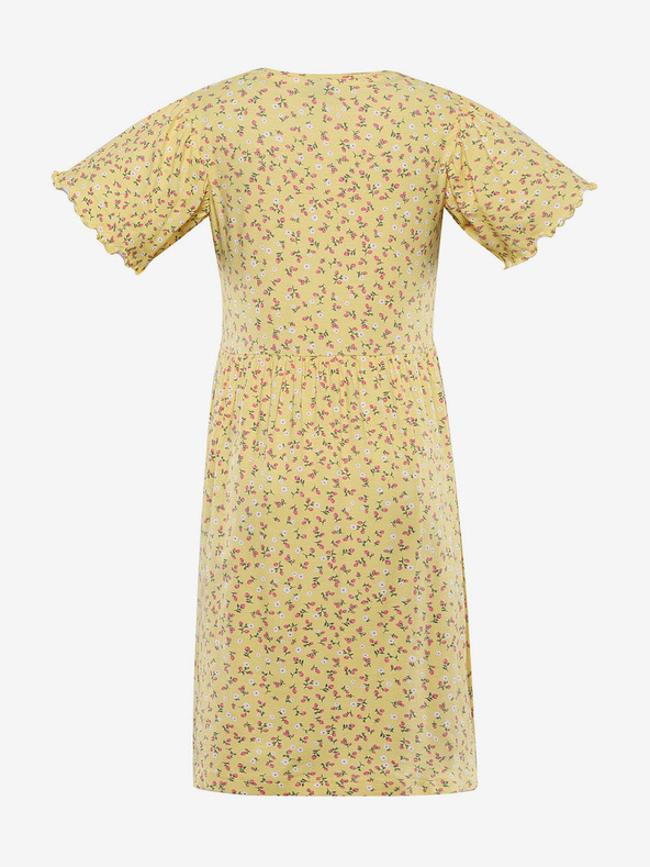 NAX Rumena dekliška obleka NAX Lefo