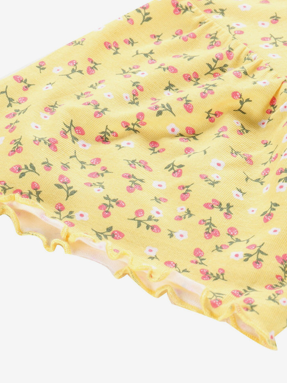 NAX Rumena dekliška obleka NAX Lefo