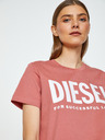 Diesel Diesel Sily-Ecologo Pink ženska majica