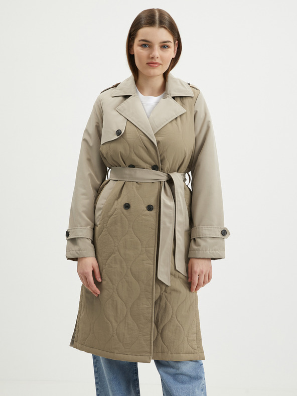 Vero Moda Rjav plašč VERO MODA Sutton