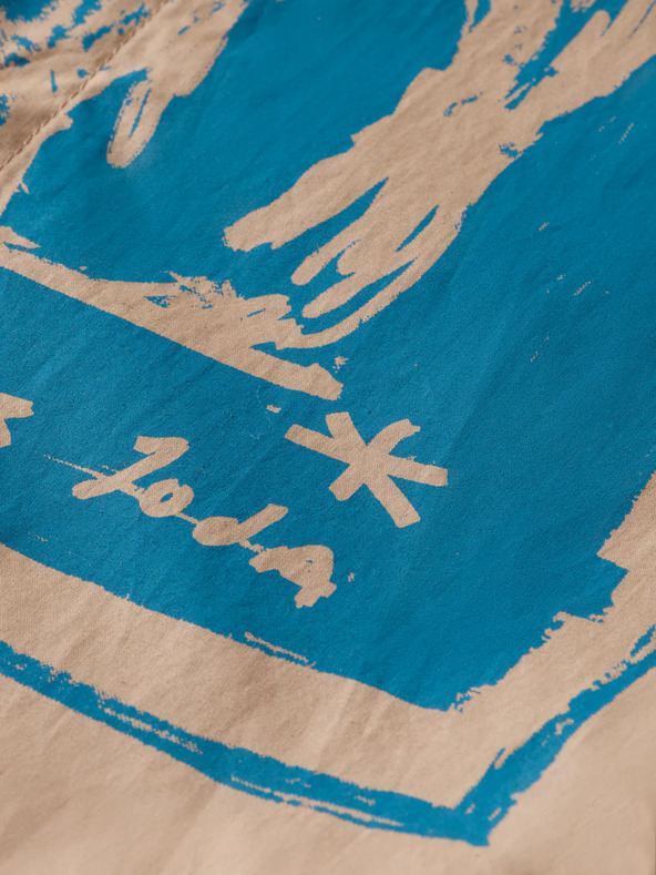 Scotch & Soda Moška bež majica s potiskom Scotch & Soda