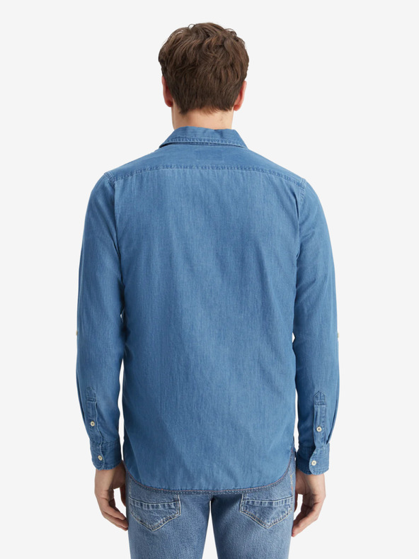 Scotch & Soda Modra moška majica iz džinsa Scotch & Soda