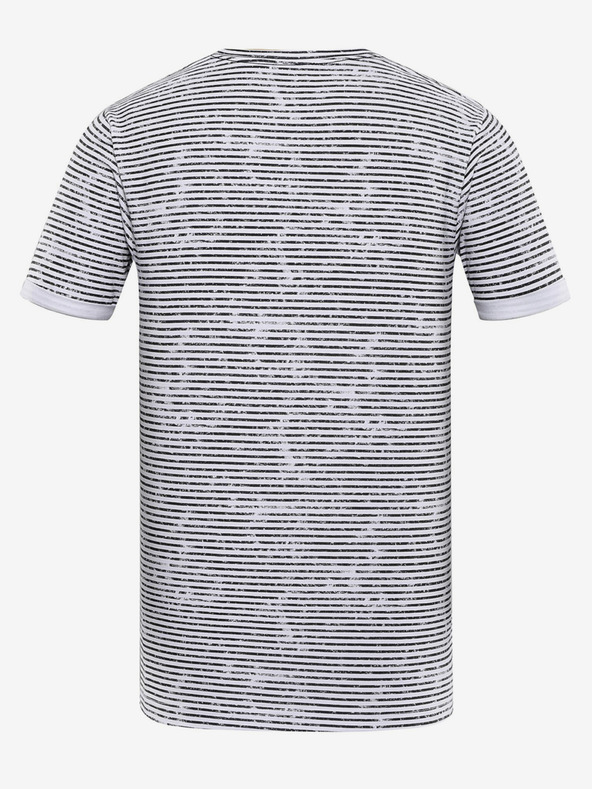 NAX Črna moška majica NAX Ovex z vzorcem