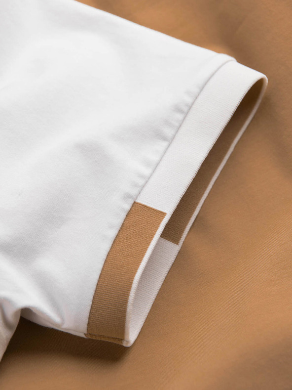 Ombre Clothing Rjava moška majica Ombre Clothing