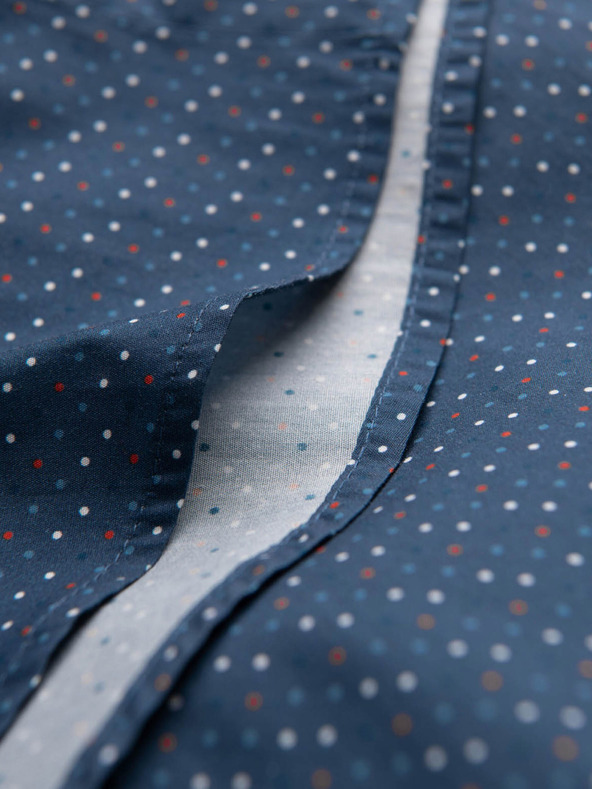 Ombre Clothing Modra moška srajca z vzorcem Ombre Clothing