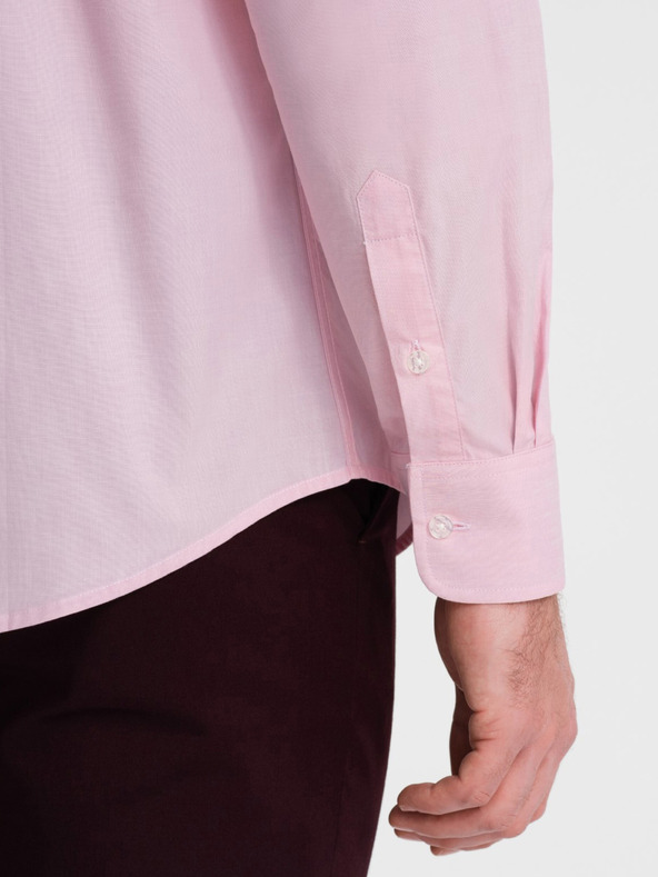 Ombre Clothing Roza moška srajca Ombre Clothing