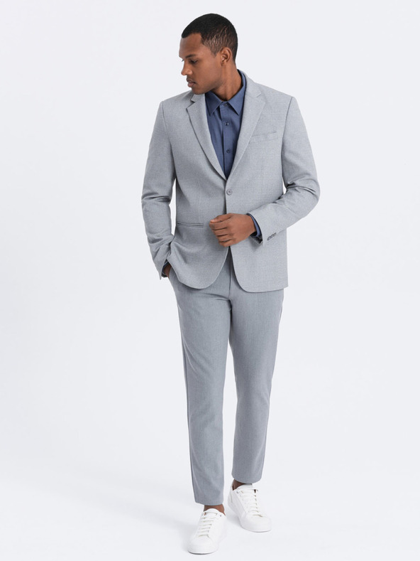 Ombre Clothing Siva moška jakna Ombre Clothing