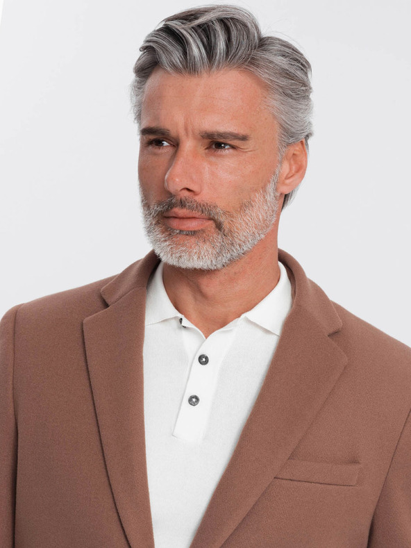 Ombre Clothing Rjava moška jakna Ombre Clothing