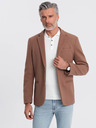 Ombre Clothing Rjava moška jakna Ombre Clothing