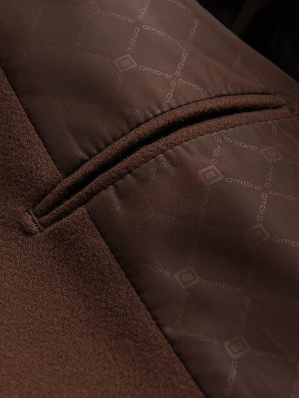 Ombre Clothing Rjava moška jakna Ombre Clothing