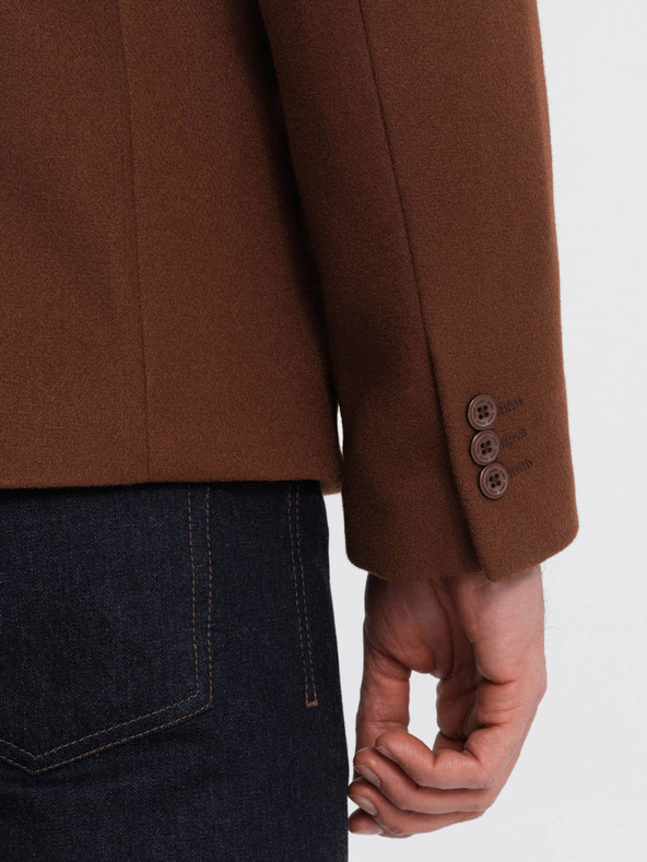 Ombre Clothing Rjava moška jakna Ombre Clothing