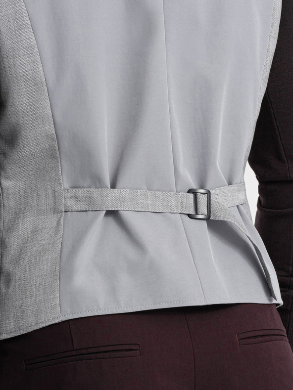 Ombre Clothing Svetlo siv moški jopič iz žakarja Ombre Clothing