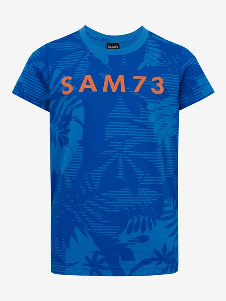 Sam 73 Modra fantovska majica z vzorcem SAM 73 Theodore