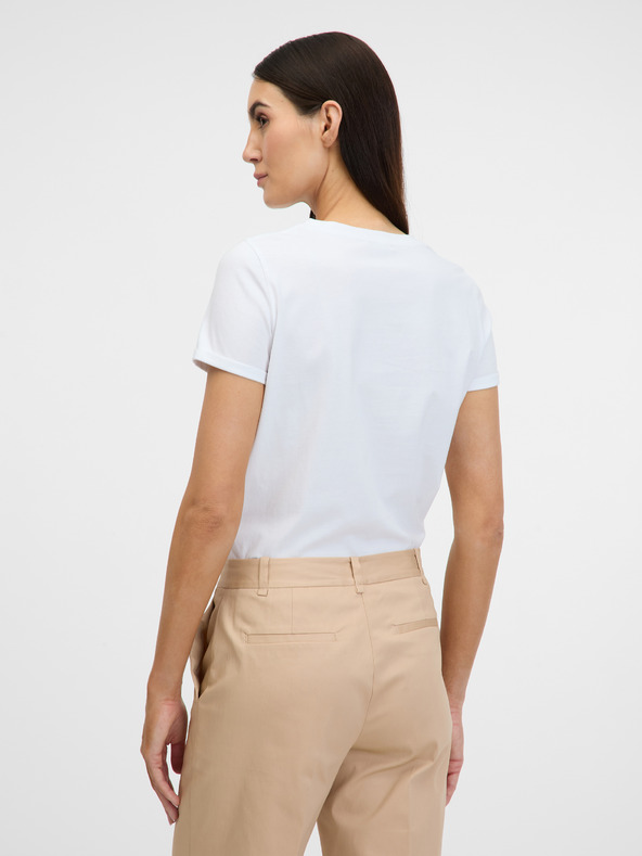 Orsay Bela ženska majica s kratkimi rokavi ORSAY