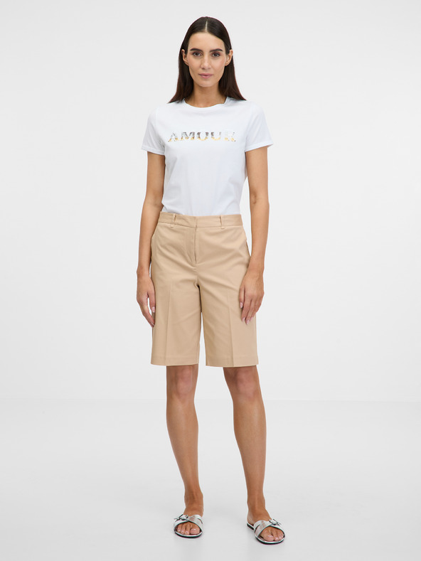 Orsay Bela ženska majica s kratkimi rokavi ORSAY