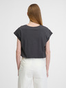 Orsay Temno siva ženska majica s kratkimi rokavi ORSAY