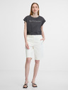 Orsay Temno siva ženska majica s kratkimi rokavi ORSAY