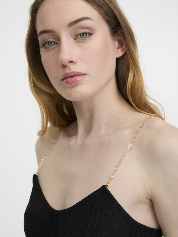 Orsay Črna ženska majica brez rokavov ORSAY