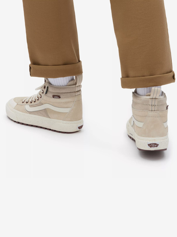 Vans Bež ženske gležnjarji iz semiša VANS UA SK8-Hi MTE-2