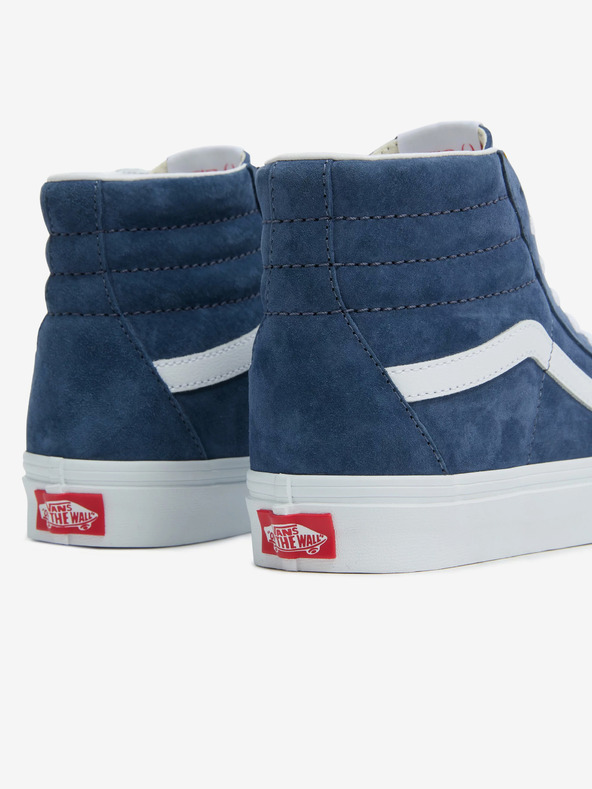 Vans Modre ženske gležnjarske superge iz semiša VANS SK8-Hi