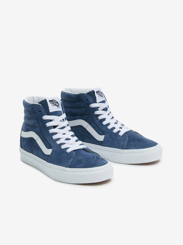 Vans Modre ženske gležnjarske superge iz semiša VANS SK8-Hi