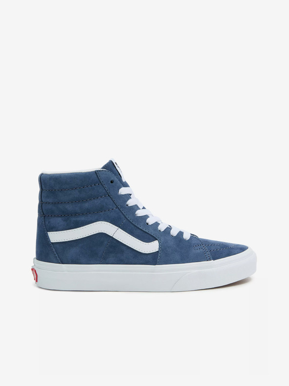 Vans Modre ženske gležnjarske superge iz semiša VANS SK8-Hi