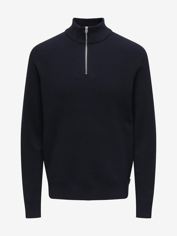 ONLY & SONS Temno modra moška jopa ONLY & SONS