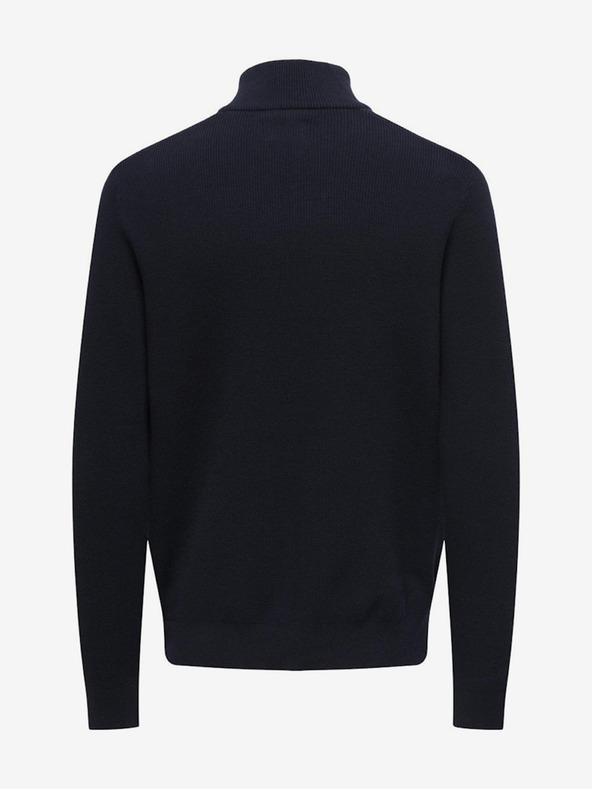 ONLY & SONS Temno modra moška jopa ONLY & SONS