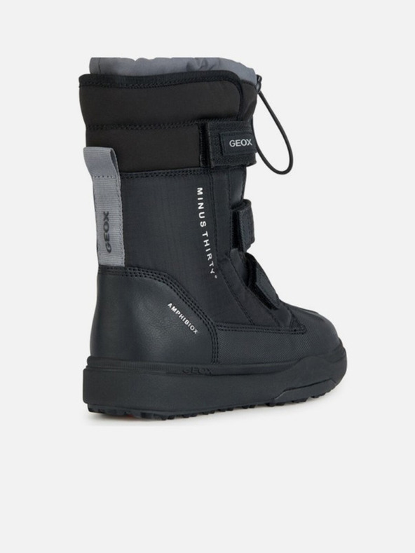 Geox Črna fantovska zimska obuv Geox Bunshee Pg B A