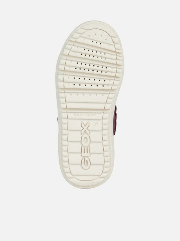 Geox Tmavo fialové dievčenské tenisky Geox Theleven Wpf