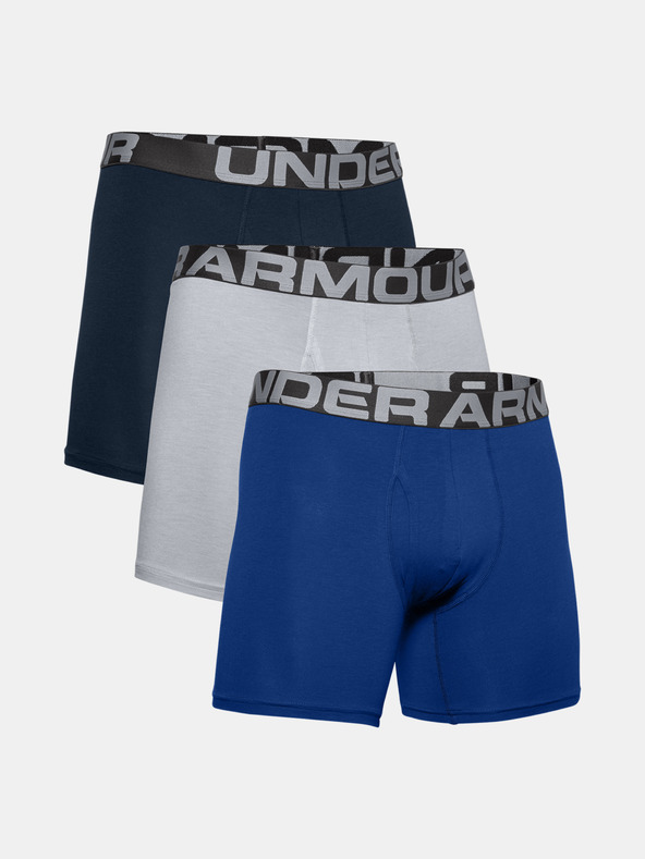 Under Armour Moške boksarice Under Armour Charged Cotton 6in 3 Pack