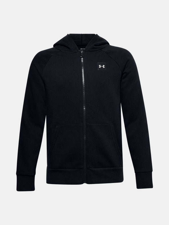Under Armour Deški pulover Under Armour UA RIVAL FLEECE FZ HOODIE-GRY
