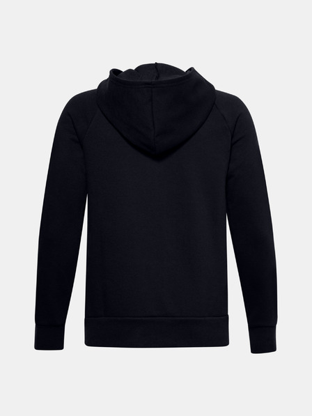 Under Armour Deški pulover Under Armour UA RIVAL FLEECE FZ HOODIE-BLK