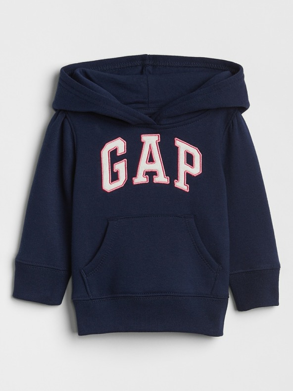 GAP Baby fleece mikina s logom GAP