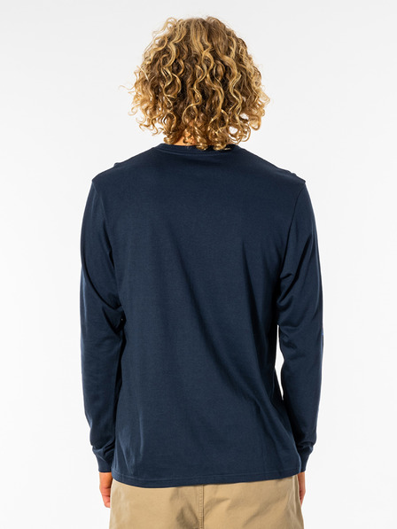 Rip Curl Temno modra moška majica s potiskom Rip Curl