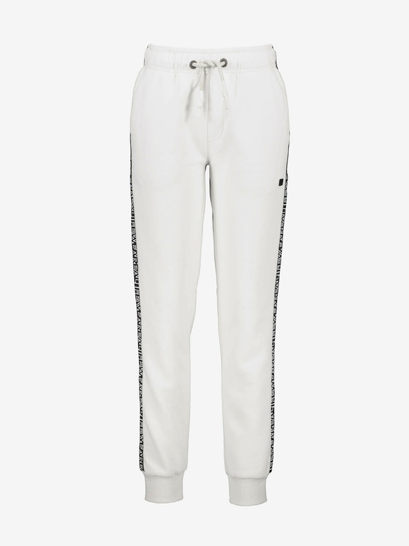 Alife and Kickin Bele ženske trenirke s pentljo Alife and Kickin