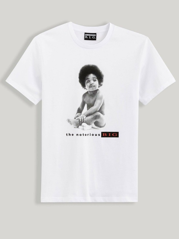 Celio Bela moška majica s potiskom Celio Lvebig