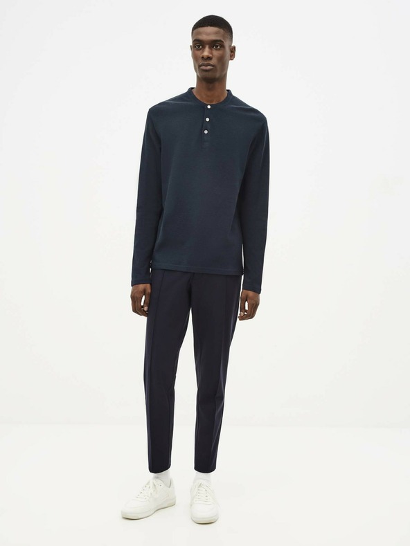 Celio Temno modra majica Celio Sewaffle