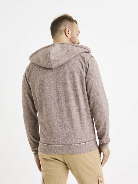 Celio Burgundska moška kapuca s kapuco Celio