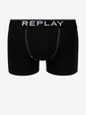 Replay Komplet dveh boksarskih hlač v črni barvi Replay