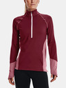 Under Armour UA ColdGear 1/2 Zip-RED Pulover