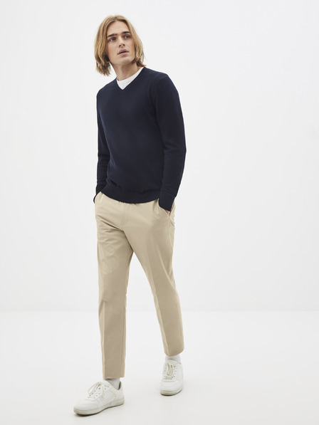 Celio Temno moder volneni pulover Celio Semeriv