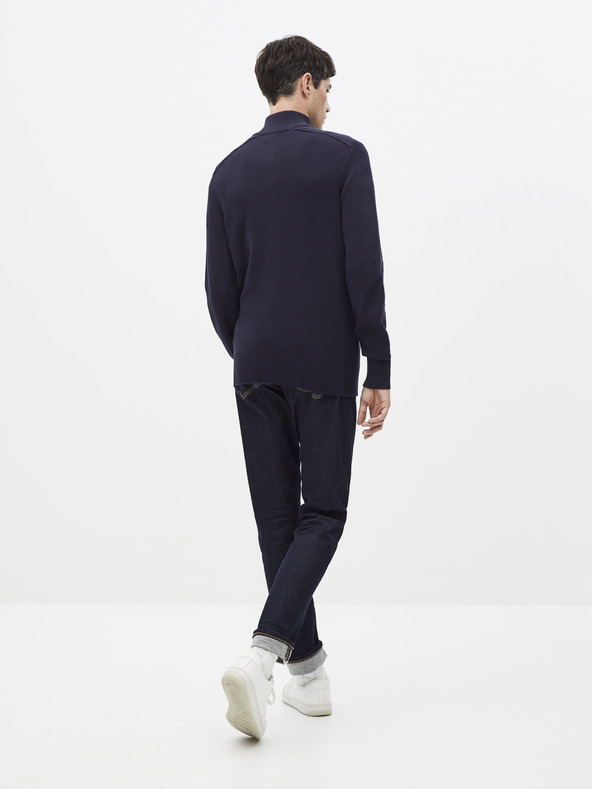 Celio Temno moder pulover Celio Serome