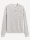 Celio Svetlo siv osnovni pulover Celio Tepic