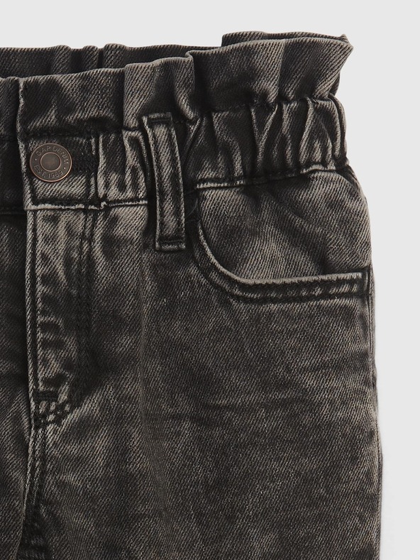 GAP Dojenčke poteplene džins hlače mom GAP