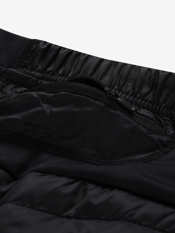 ALPINE PRO Črne ženske prešite kratke hlače Alpine Pro HAKA 2